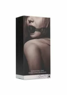 Ouch Elegant Ball Mouth Gag - Titanium Grey