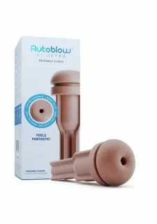 Autoblow AI Ultra Reusable Anal Sleeve Chocolate
