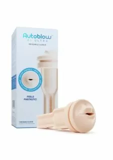 Autoblow AI Ultra Reusable Mouth Sleeve Vanilla
