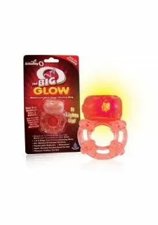 Screaming O BigO Glow 9 function Vibrating Cock Ring