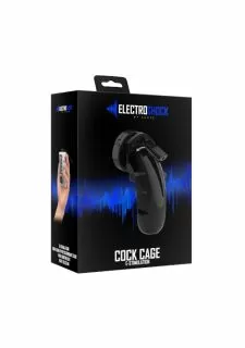 Electroshock E-stim Chastity Cock Cage Device