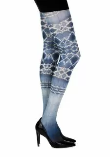 Zohara "Sea World" White Print Tights