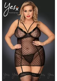 YesX YX954Q Black Chemise