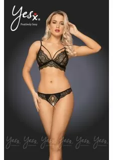 Yesx YX236 Black Bra Set