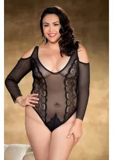 Shirley of Hollywood X31280 Black Teddy