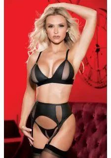 Shirley of Hollywood 96814 Black 4 Piece Set
