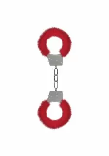 Beginner's Furry Handcuffs -Red
