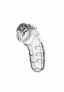 Man|Cage Model 06 Chastity Device 5.5 Inch Cock Cage -Clear