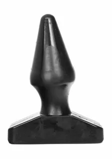 All Black Butt Plug 16 cm - Black - AB78
