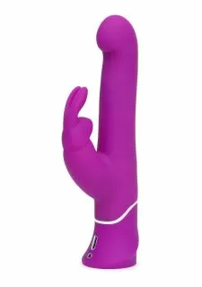 Happy Rabbit Beaded G-Spot Vibrator - Purple