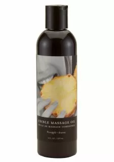 Earthly body Pineapple Edible Massage Oil - 8oz / 237ml