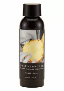 Earthly body Pineapple Edible Massage Oil -- 2oz / 60ml