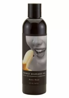 Earthly body Banana Edible Massage Oil - 8oz / 237ml