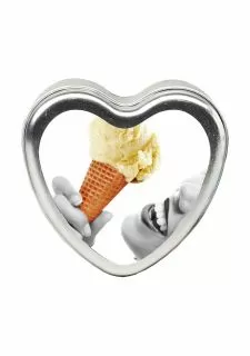 Earthly body Vanilla Edible Massage Candle - 4oz / 113g