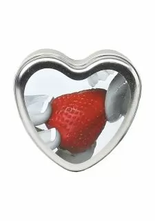 Earthly body Strawberry Edible Massage Candle - 4oz / 113g