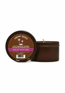 Earthly body Skinny Dip Massage Candle with Cotton Candy and Vanilla Fragranc