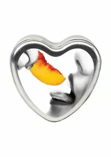 Earthly body Peach Edible Massage Candle - 4oz / 113g
