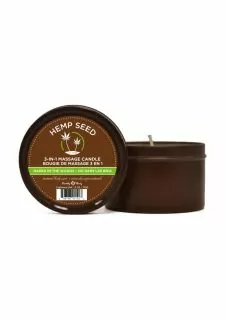 Earthly body Naked in the Woods Massage Candle with White Tea and Ginger Frag
