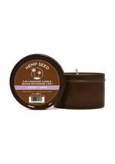 Earthly body Lavender Massage Candle - 6oz / 170g
