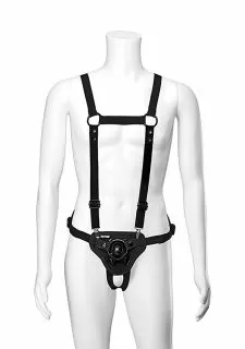 Vac-U-Lock™ - Chest and Suspender Harness With Plug
