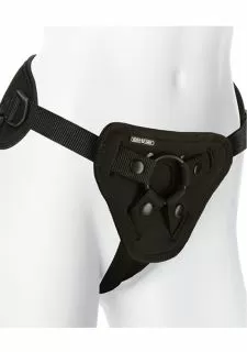 Vac-U-Lock™ - Supreme Harness With Vibrating Plug