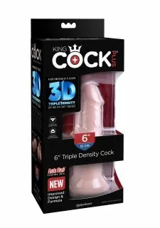 King Cock Plus 6 Inch Triple Density Dildo