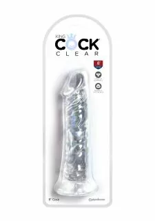 King Cock Clear 8 Inch Dildo