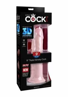 King Cock Plus 9 Inch Triple Density Dildo