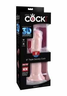 King Cock Plus 8 Inch Triple Density Dildo