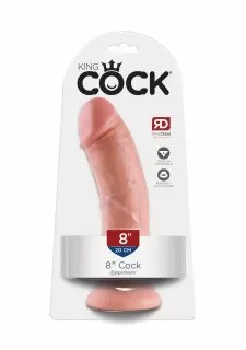 King Cock 8 Inch Dildo