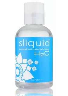 Sliquid Naturals H20 Waterbased Lubricant-125ml