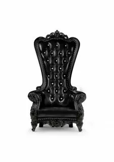 Master Series BDSM Throne Chair - Black