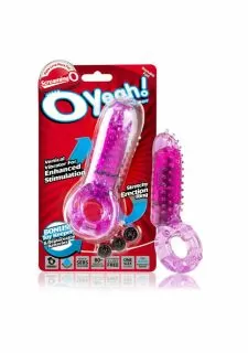 Screaming O Yeah Vibrating Cock Ring - Purple