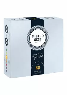 Mister Size Condoms - Pure Feel - 53 mm - 36 pack