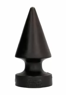 Domestic Partner Giant Crack Attack Butt Plug - Black