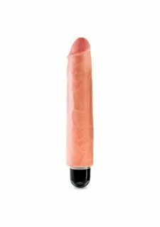 King Cock 10" Vibrating Stiffy Flesh