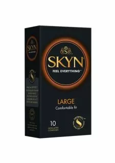 Skyn Large 10 Pack Comfortable Fit Condoms