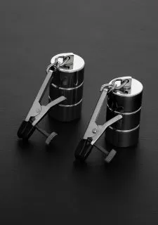 Shots - Steel 2 Adjustable Nipple Clamps+Changable Weights