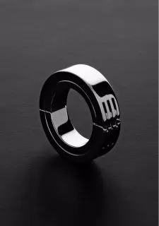 Shots - Steel Hinged Cock Ring/CBT Ball Stretchers (40mm )