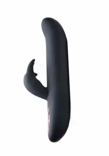 Inmi Royal Rabbits Bling Bunny 10X Flexing Rabbit Vibrator - Black