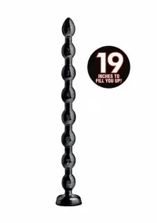 Hosed 19 Inch Beaded Anal Snake
