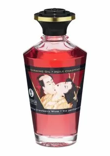 Shunga Sparkling Strawberry Wine Aphrodisiac Oil - 100 ml