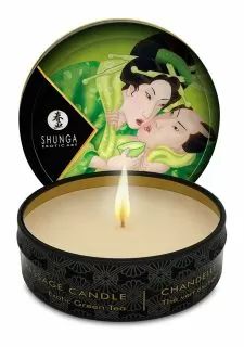 Shunga Zenitude / Exotic Green Tea Mini Massage Candle - 30 ml