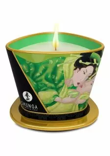 Shunga Zenitude / Exotic Green Tea Massagle Candle - 170 ml