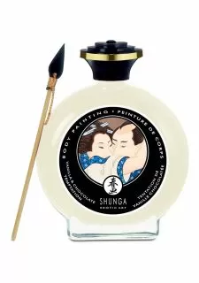 Shunga Vanilla & Chocolate Temptation Edible Body Paint - 100 ml