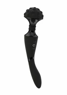 Vive Shiatsu Bendable Massager Wand - Black