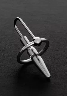 Shots - Steel Wedge Plug Ring- SOLID (30mm)