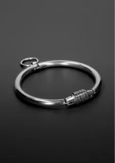 Shots - Steel Collar with Combination Lock - Medium