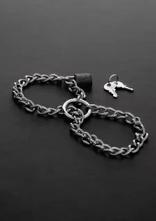 Shots - Steel Steel Chain Cuffs