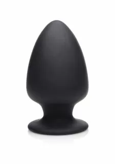 Squeeze-It Squeezable Large Anal Plug - Black
